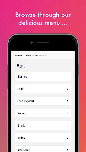 Mamma Carmela Cafe Pizzeria Screenshot 1