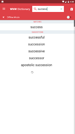 Webster's College Dictionary Screenshot 1