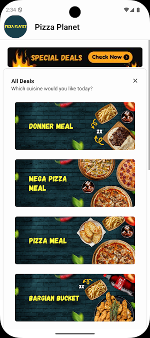 Pizza Planet Takeaway Screenshot 1
