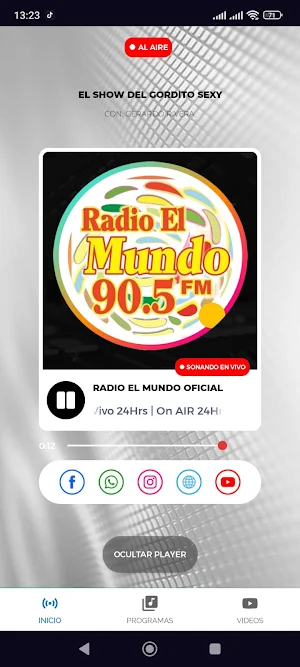 Radio el Mundo Oficial Screenshot 2