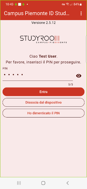 Campus Piemonte ID Study Room Screenshot 2