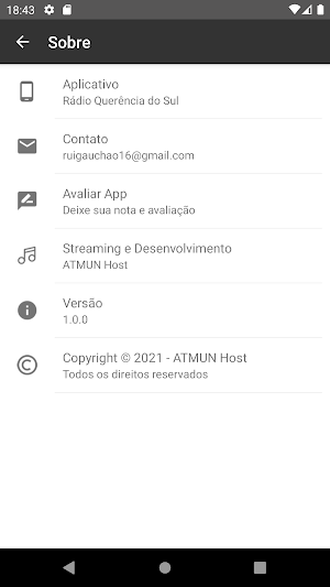 Rádio Querência do Sul Screenshot 2