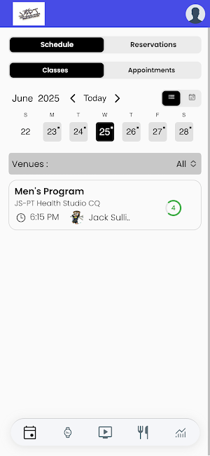 JS-PT Health Studio Screenshot 1