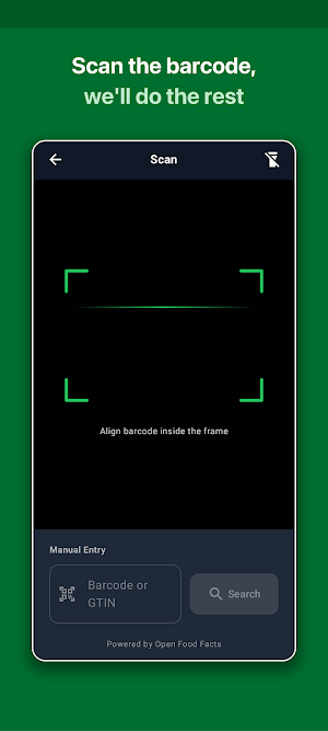 WhatsInside: Food Scanner Screenshot 0