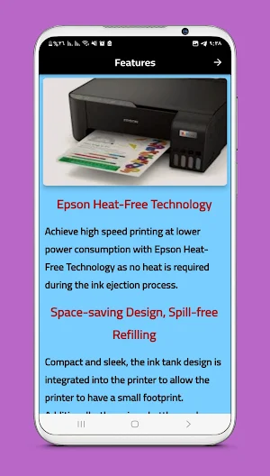 Epson L3250 Printer Guide Screenshot 1