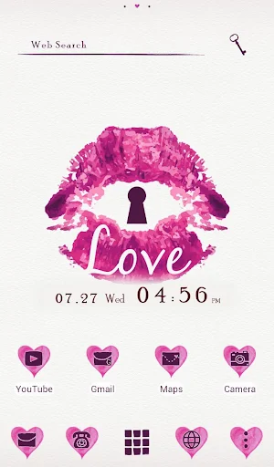 Kiss Me Theme +HOME Screenshot 0
