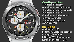 IWF003 Mo Classic watch face Screenshot 1