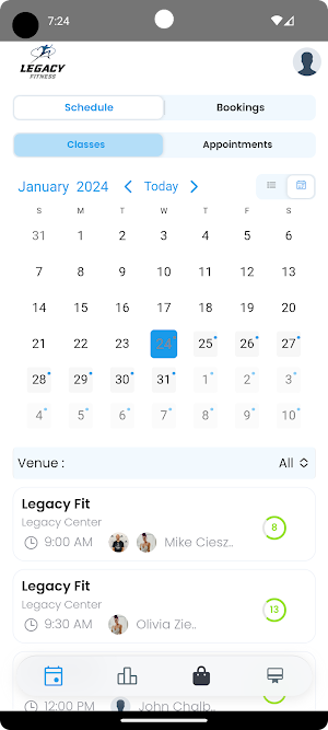Legacy Fitness Screenshot 0