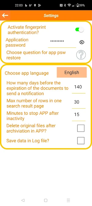 DataSafe for Passwords & Files Screenshot 3