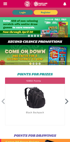 MD Lottery-My Lottery Rewards Screenshot 0