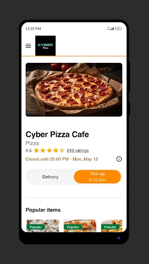 Cyber Pizza Cafe Screenshot 1