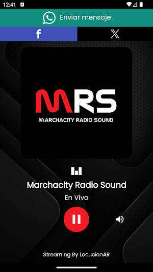 Marchacity Radio Sound Screenshot 0