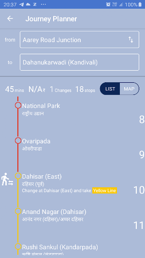 Mumbai Metro Guide Screenshot 2
