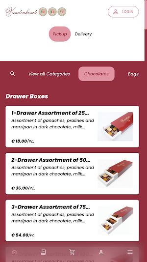 Vandenhende Chocolatier Screenshot 1
