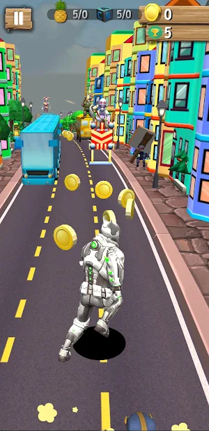Heroes SuperRun:Endless Runner Screenshot 1