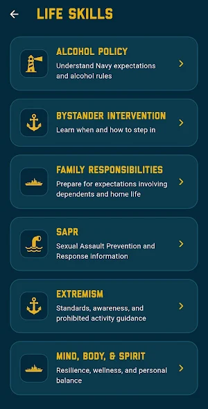 NavyCRF DEP Guide Screenshot 3