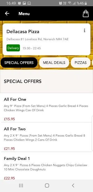 Dellacasa Pizza Burger Kebab Screenshot 0