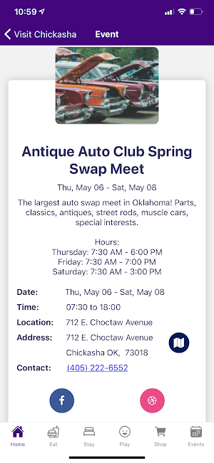 Visit Chickasha Screenshot 1