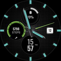 CarbonX Dark Hybrid WatchFace