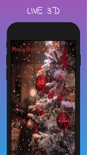 Christmas Night Live Wallpaper Screenshot 1