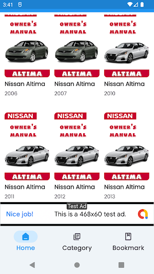 Nissan: Owner's Manual Screenshot 0