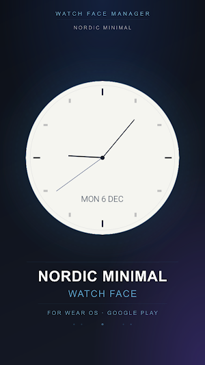 Nordic Minimal Watch Face Screenshot 3