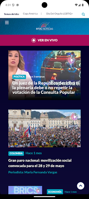 RTVC Noticias Screenshot 1