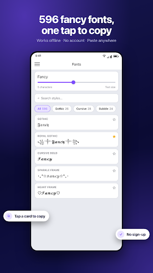 Fancy Fonts Generator Screenshot 3