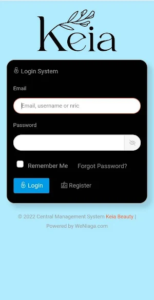 Keia Beauty System Screenshot 0
