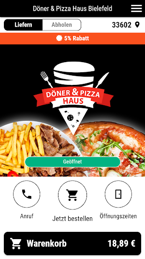 Döner & Pizza Haus Bielefeld Screenshot 0