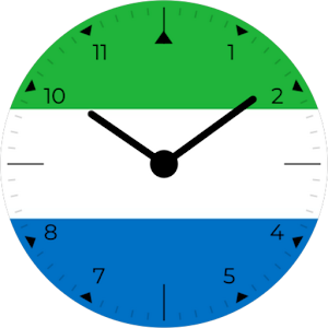 Sierra Leone Analog Watch Face Screenshot 0
