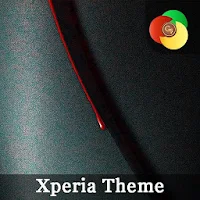 red drop | Xperia™ Theme - rounded edges