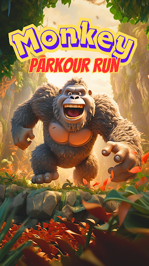Monkey Parkour Climb Run Kong Screenshot 0