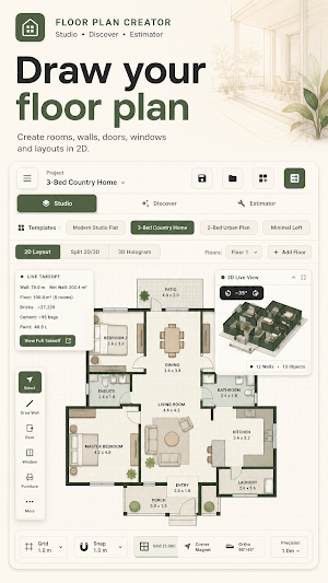 Floor Plan Creator: 2D & 3D Screenshot 0