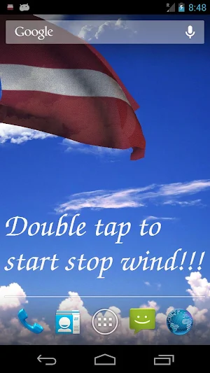 Latvia Flag Screenshot 0