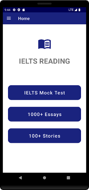IELTS Reading - IELTS Test Screenshot 0