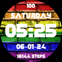 LGBTQ+ Rainbow Brick Pride Gay