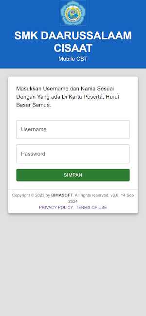 SMK DAARUSSALAAM CISAAT Screenshot 2