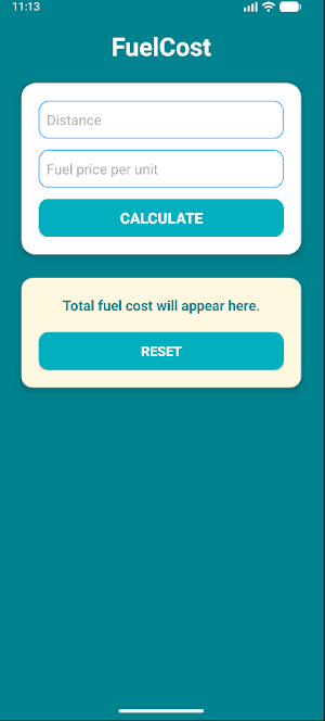FuelCost Screenshot 1