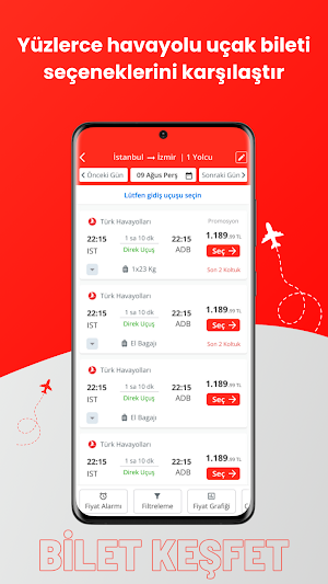 Bilet Keşfet - Uçak Bileti Screenshot 1