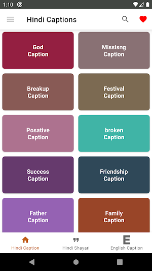 Hindi Caption : Status ,Quotes Screenshot 1