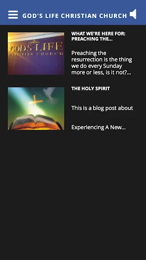 GOD'S LIFE CHRISTIAN CHURCH Screenshot 1