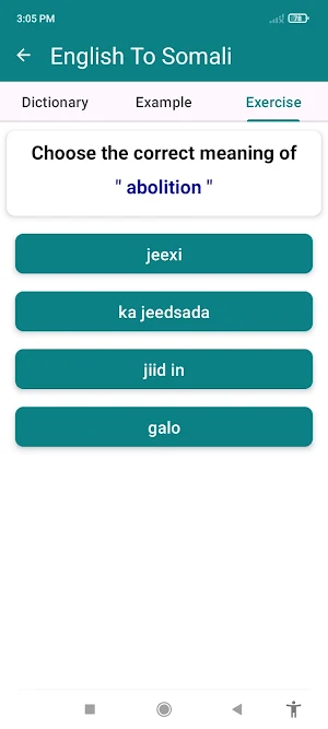 English To Somali Dictionary Screenshot 3