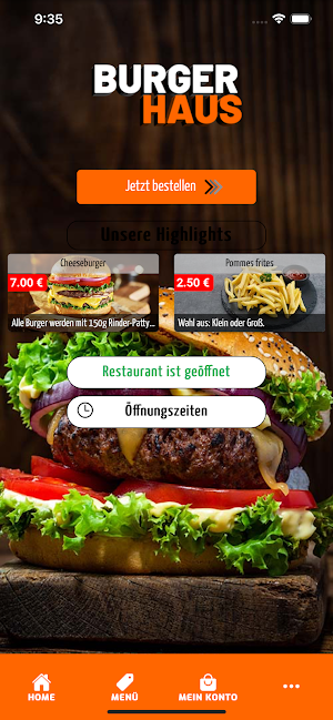 BURGERHAUS Screenshot 0