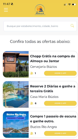 Búzios Club Screenshot 1