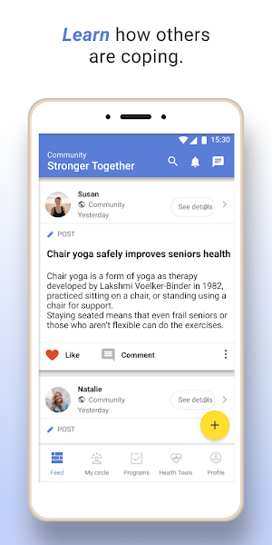 Stronger Together: Staying Healthy at Home Screenshot 3