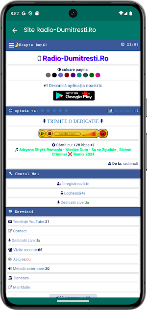 Radio-Dumitresti.Ro Screenshot 3