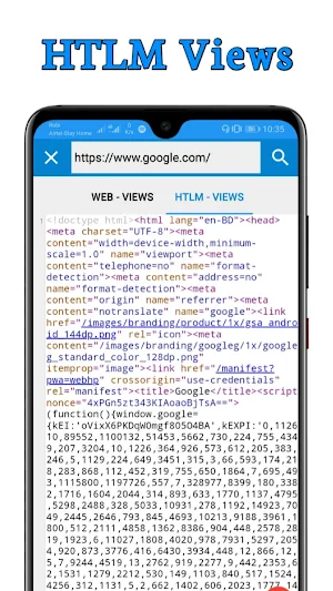 HTLM Viewer 2021 - HTML & Source Code Viewer Screenshot 2