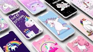 Kawaii Unicorn Wallpapers Screenshot 0