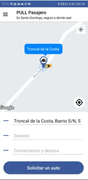 PULL - Taxi ruta compartido Screenshot 0